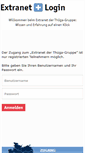Mobile Screenshot of extranet.thuega.de